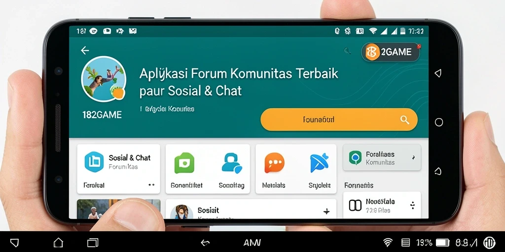 Antarmuka menarik dan fungsional dalam 182GAME Forum Komunitas.