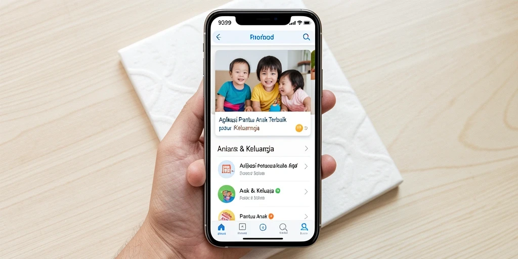 Antarmuka aplikasi Pantau Anak 9399 yang ramah pengguna.