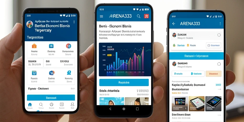 Screenshot antarmuka aplikasi Ekonomi Bisnis yang informatif.