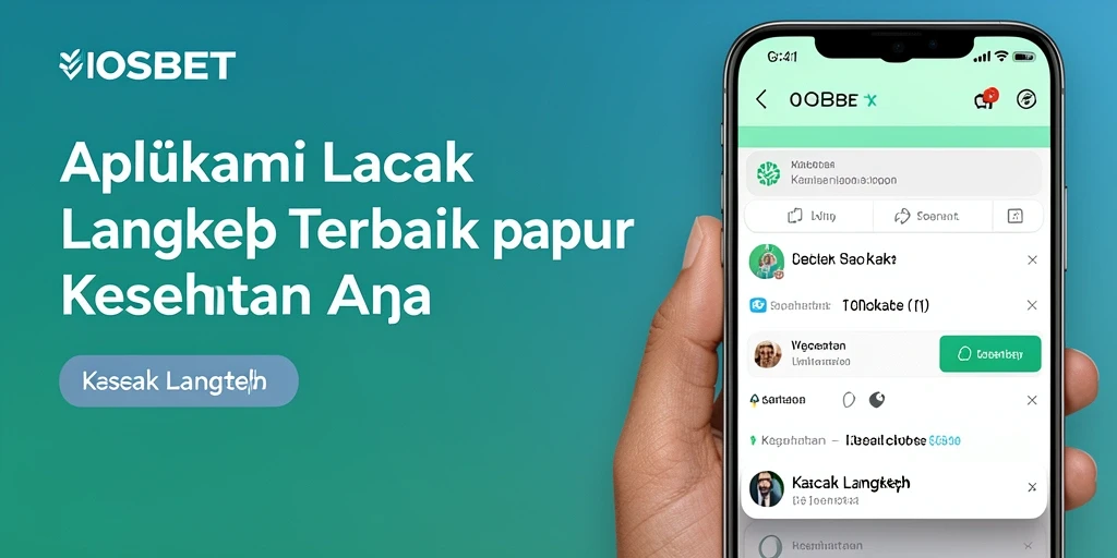 Antarmuka aplikasi Lacak Langkah IOSBET yang intuitif dan informatif.