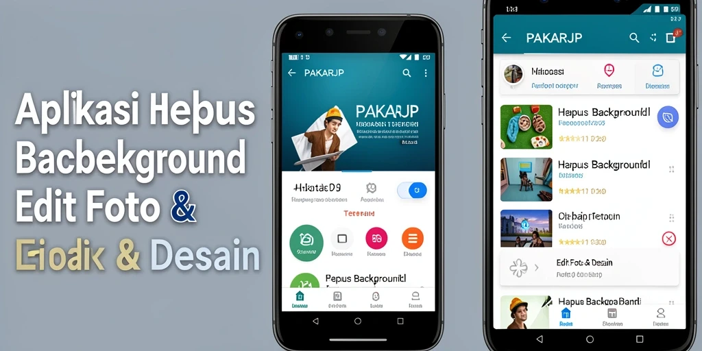 Tampilan antarmuka aplikasi PAKARJP untuk Hapus Background yang ramah pengguna.